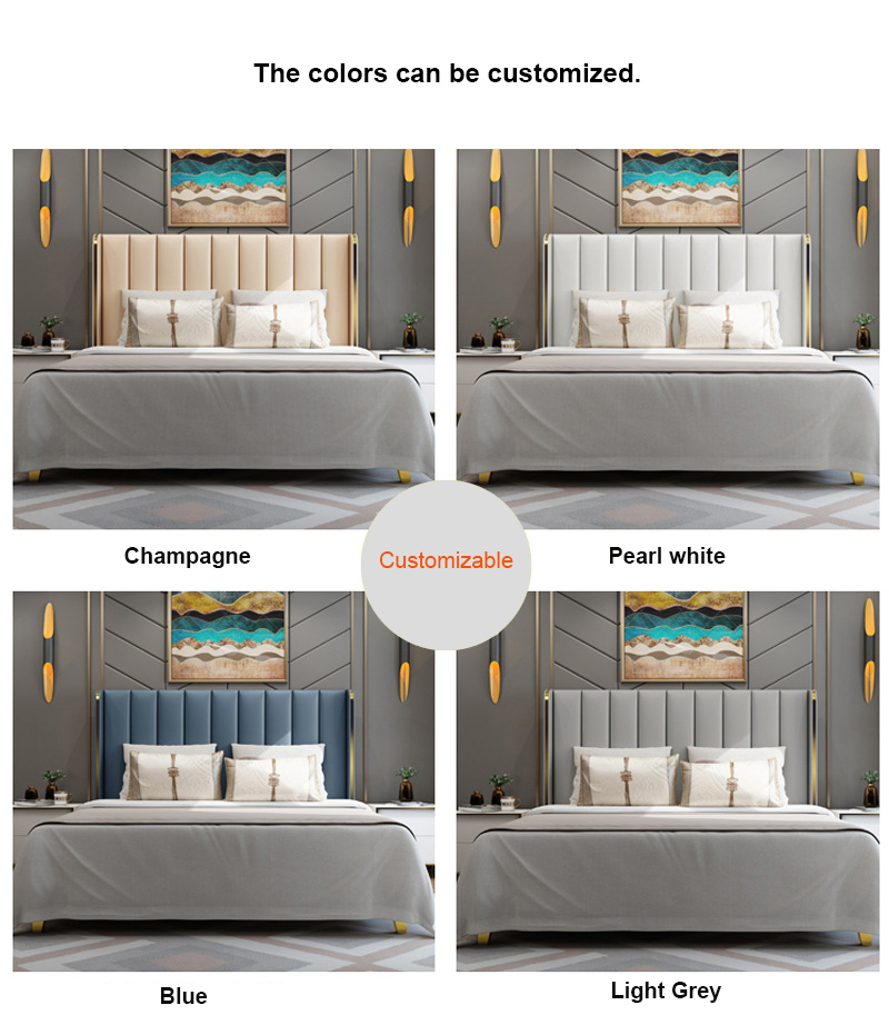 Modern design Premium king bed frame headboards size with factory prices