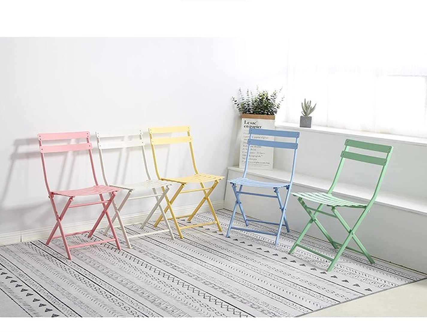 durable iron outdoor folding chair for travel