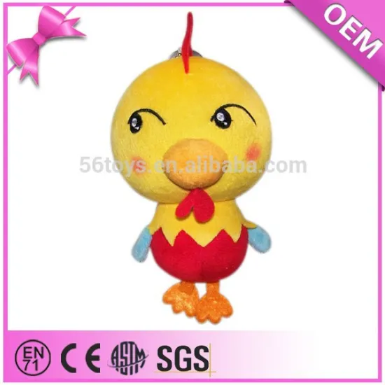 OEM cute anime cartoon lovely sassy soft plush chicken toy