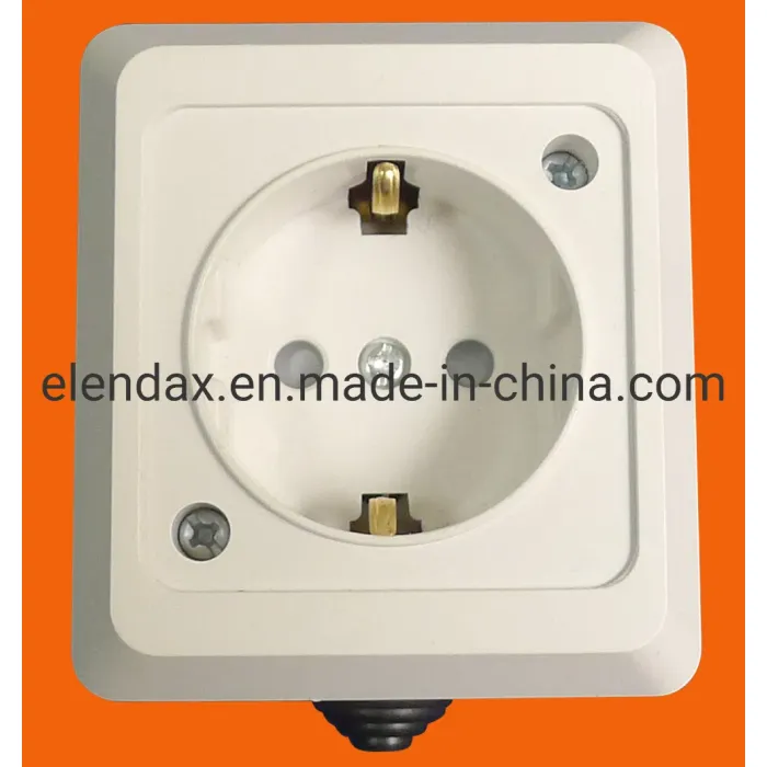 Sakelar Tombol Dinding Pemasangan Permukaan Gaya Eropa IP44