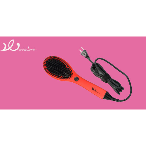 Hair Straightening Brush With Automatic Shut-Off