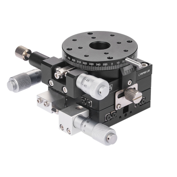 High-Precision Aluminum Alloy Manual XYR-Axis Stage 60mm