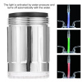 LED Water Faucet Light 7 Colors Changing waterfall Glow Shower Stream Tap universal adapter Kitchen Bathroom Accessories