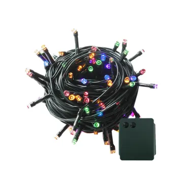 luces de navidad Warm Garland White Outdoor 132 Feet timer function Button 8 Modes 40m Battery Operated Fairy Lights