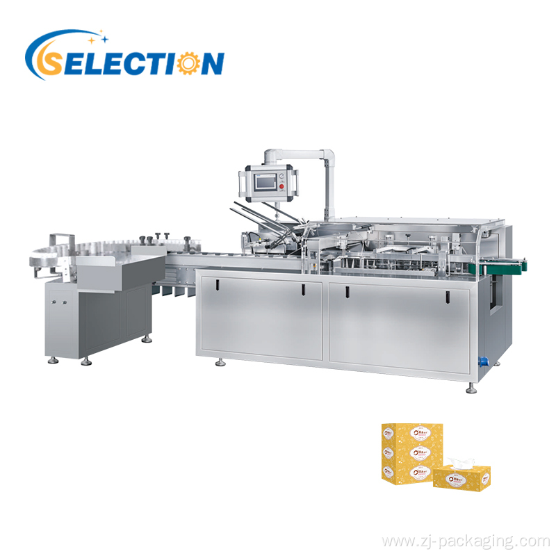 Fully automatic tissue packaging machine