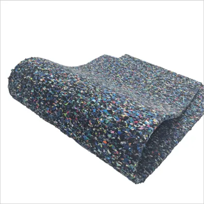 Gym special elastic wear-resistant rubber coil floor cushioning safety floor tile floor mat