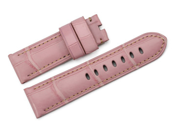 OP-333W Genuine Assolutamente Calf Leather Watch Strap - Pink