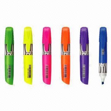 Highlighter, 4mm Tip, 6 Colors Available