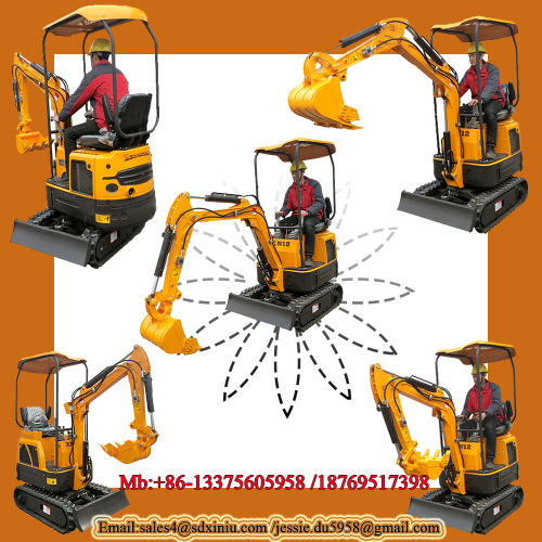 Chinese mini excavator 1 ton XN12 for sale