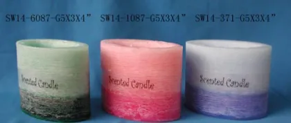 Decorative celebration romantic craft candle