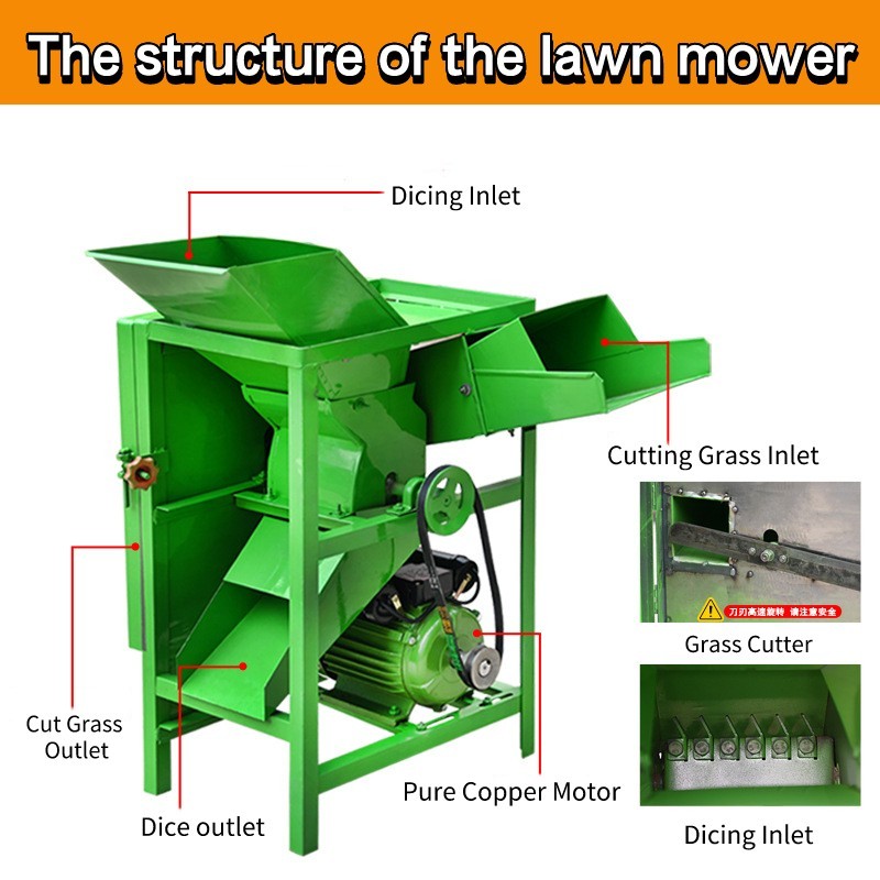 Agriculture machinery equipment grass grinding machine farm shredder for sale