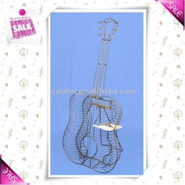 Metal iron guitar CD Rack