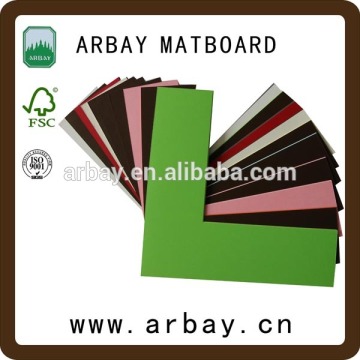 Wholesale 4ply colorful photo frame un-cut mount matt mat board