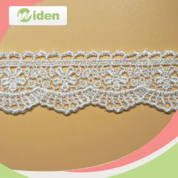 wholesale french polyester embroidery chemical lace trim
