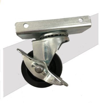 Factory Price Refrigerator Casters - 65mm Nylon Wheels with Brake