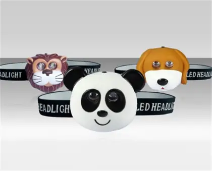 Different shaped out door headlights dog Kid's Animal Headlights