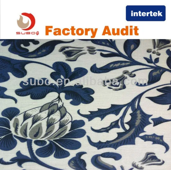 21x14 Printed interweave cotton linen fabric