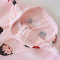 women sleepwear home sets cartoon print cotton pajamas