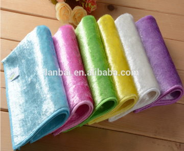 2015Hot Sales Household Kitchen Dish cloth Wood Fabric Deoil Dedust Towel