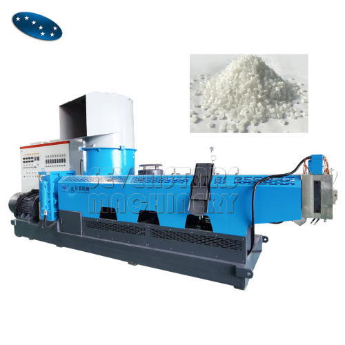 Abfall-HDPE-LDPE-Kunststoffrecycling- und Pelletierungsmaschine