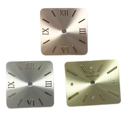 Custom Made square Sunray watch dial watch parts