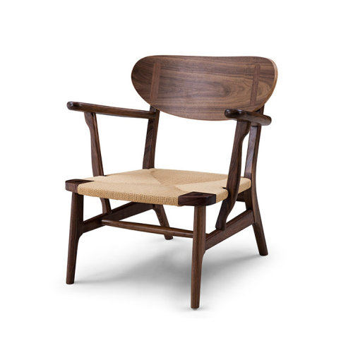 Chaise salon en bois CH22 en bois par Hans Wegner