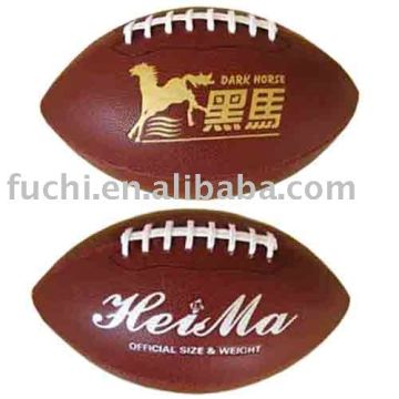 Rugby ball with custom logo