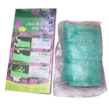 Flower Carpet with 25 x 250cm Roll Size, Made of Fertilizer, Fodder, Seeds, Plastic and Cloth