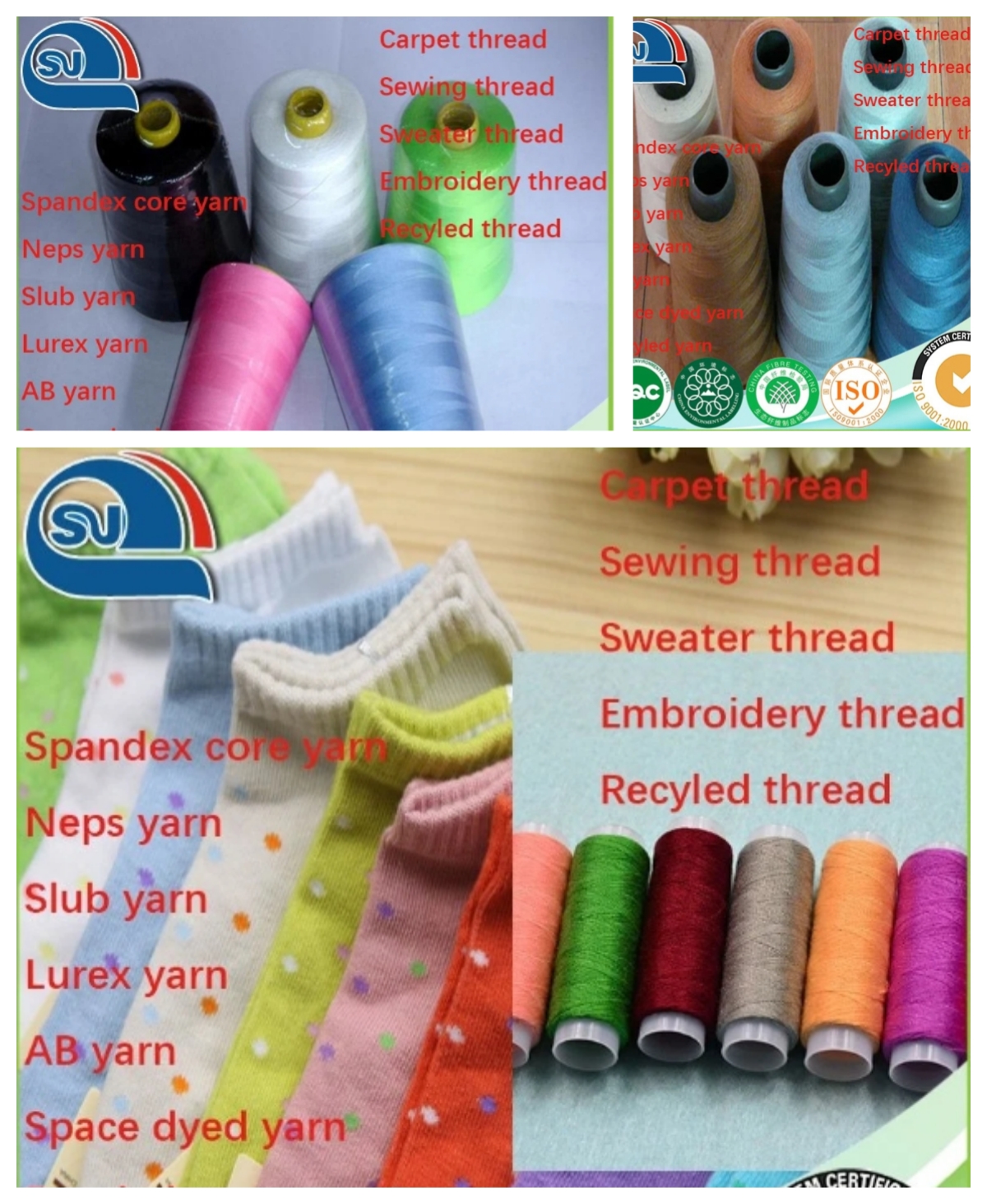 polyester overlock thread sewing