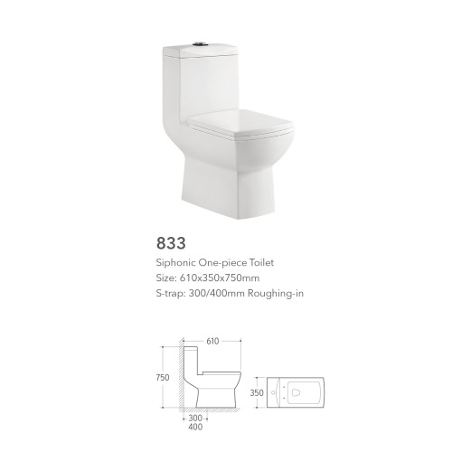 Inodoro de una pieza modelo 833 cadet 3 WC