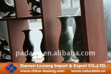 Natural stone vase