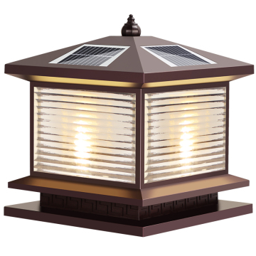 Black Solar Post Cap Lights: Waterproof 4x4 5x5 Inch Square Fence Garden Yard Lights (2700K/3000K, 3 Modes)