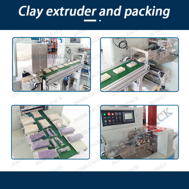 Fully Automatic High Speed Play Dough Clay Extruder Machine Acupuncture Paste Sugar Fondant Modeling Clay Mud Packing Machine3