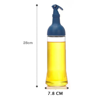 Transparent oil bottle Domestic kitchen Flavoring glass bottle Simple and modern No oil hanging