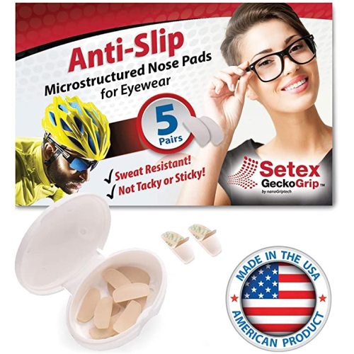 Gecko Grip Anti-Slip Clear Nose Pads for Eyeglasses