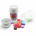 Hars Chocoladebonen Fles Charms Glas Snoep Fles Ambachtelijke Miniatuur Poppenhuis Voedsel Bugglegum Snoeppot DIY Sieraden