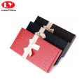 caja de bufanda de papel de lujo con bowknot