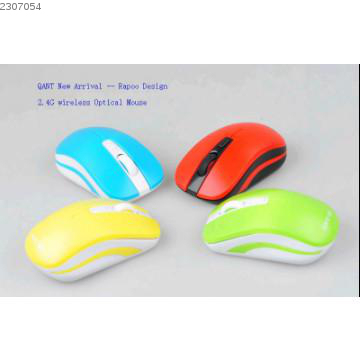 Qant 2014 New Arrival 2.4G wireless optical mouse with Rapoo design