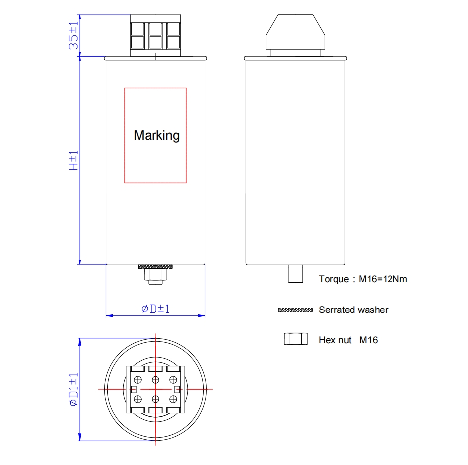 YZPST-3x40µF-690V-3P(8)