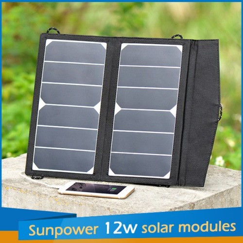 12w Sunpower Portable Solar Charger panel