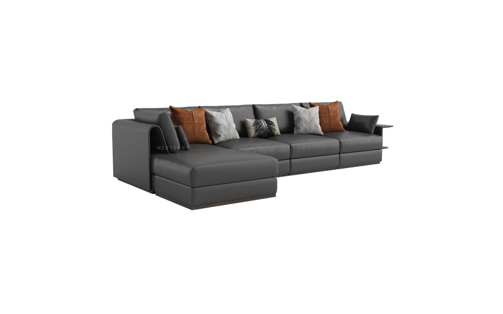 Modern luxury modern leather modular sofa