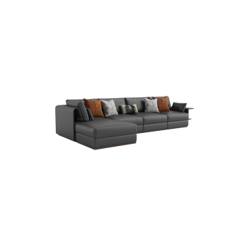 Modernes Luxus modernes Ledermodularsofa