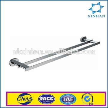 2015 new bath hardware sets,bathroom square double towel bar chrome