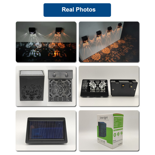 Hollow Solar LED Fence Light