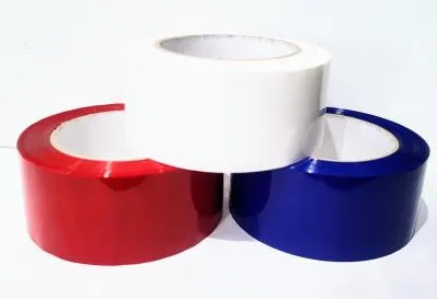 Multi color optional packaging tape