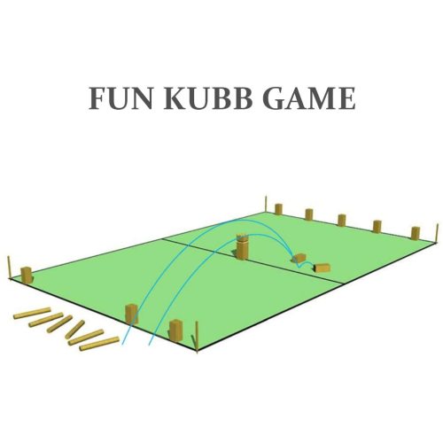 Kubb Kubb Viking Chess Wooden Outdoor Lawn Game Set Supplier