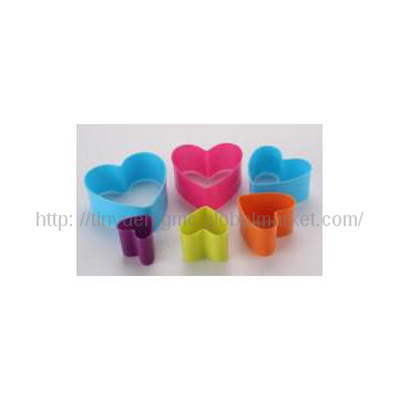 6PCS COOKIE CUTTERS - HEART