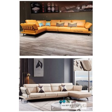 Leather Art Sofa Set For Livingroom