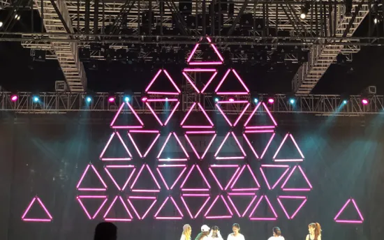 3D RGB Full Color LED Falling Snow Tube