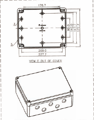 Ultraviolet Light Protect Waterproof Box